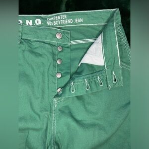 S.O.N.G. Green CARPENTER 90s BOYFRIEND JEAN